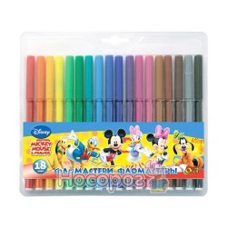 Фломастеры OLLI-802-18 Mickey Mouse&Friends 18 цветов