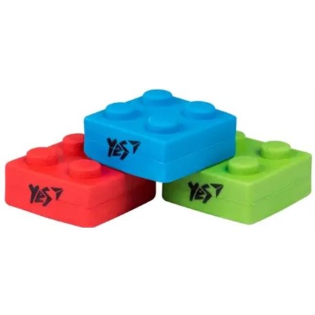 Ластик фигурный YES "Blocks", 3 цв / Уп 560527