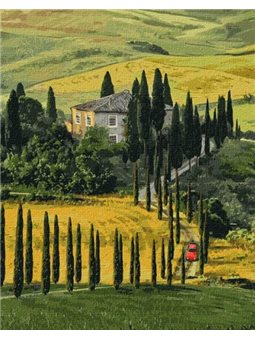 Картина за номерами "Подорож до Тоскани" Ідейка (KHO2297)