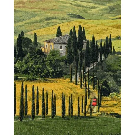 Картина по номерам "Путешествие в Тоскану" Идейка (KHO2297)
