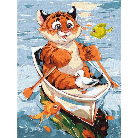 Картина по номерам "Веселая рыбалка" Идейка (KHO4245)