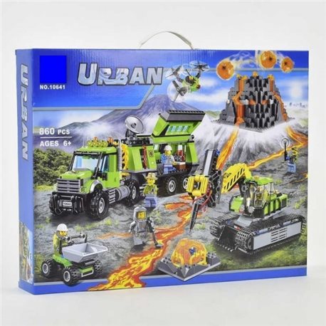 Конструктор Urban 10641 "Исследователи вулканов"