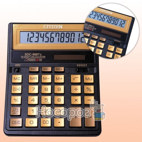 Калькулятор CITIZEN SDC-888 TIIGE бухгалтерський
