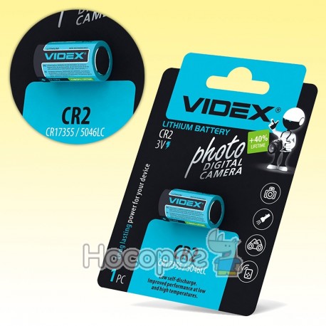 Батарейка Videx литиевая CR2 292311