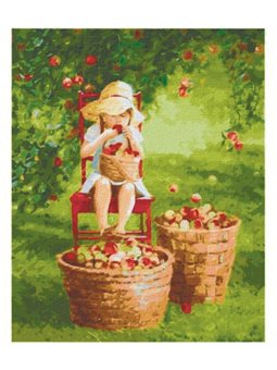 Картина по номерам "Яблочки" Идейка (КНО4788)
