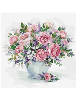 Картина за номерами "Чарівний аромат троянд" Ідейка (KHO2976)