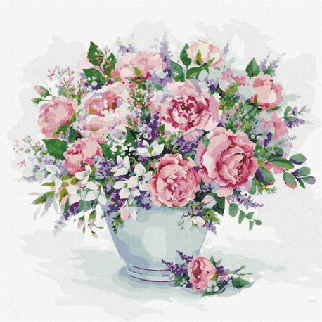Картина по номерам "Волшебный аромат роз" Идейка (KHO2976)