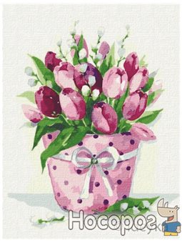 Картина за номерами "Тюльпанова ніжність" Ідейка (КНО3167)
