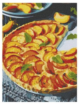 Картина по номерам "Персиковый пирог" Идейка (КНО5617)