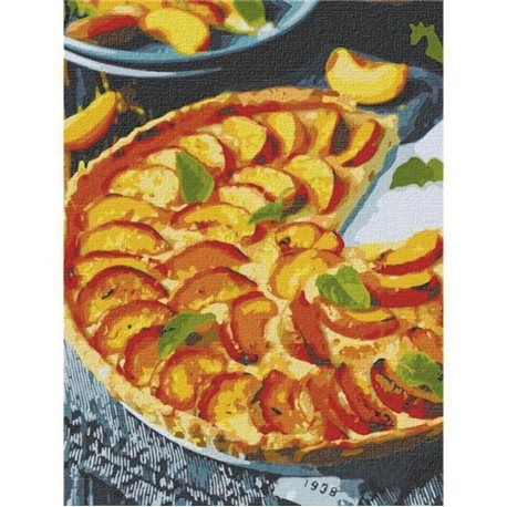 Картина за номерами "Персиковий пиріг" Ідейка (КНО5617)