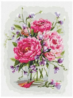 Картина по номерам "Соблазнительный аромат цветов" Идейка (КНО3182)