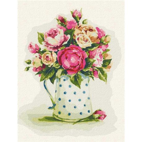 Картина за номерами "Тендітні троянди" Ідейка (КНО3165)