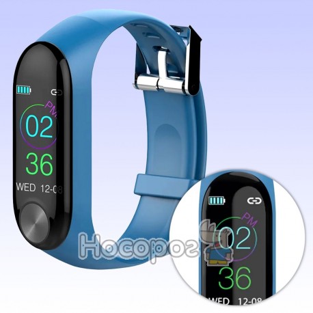 021290 bluetooth smart bracelet HAVIT HV-H1100, синий (40шт/ящ)