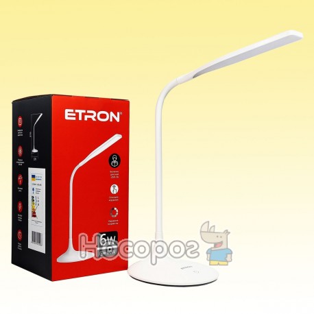 Лампа настільна світлодіодна ETRON Desk Lamp delta 6W 4200K White USD 1-EDL-405