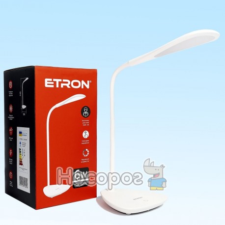 Лампа настольная светодиодная ETRON Desk Lamp drop 6W 4200K White USD 1-EDL-403