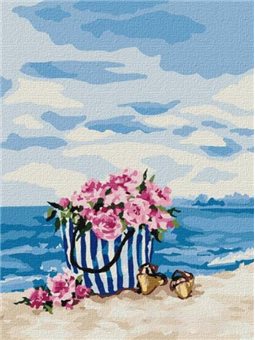 Картина по номерам "Отдых на побережье" Идейка (КНО2991)