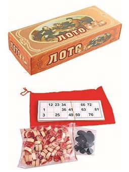 Лото дерев'яне класичне сімейне AToys (C45046)