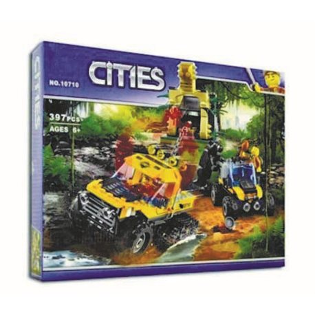 Детский конструктор Cities 10710/60159 Исследователи джунглей 397 деталей