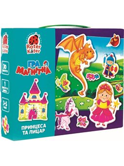 Детская магнитная игра "Принцесса и рыцарь" VT3703-01 От 3-х лет Vladi Toys