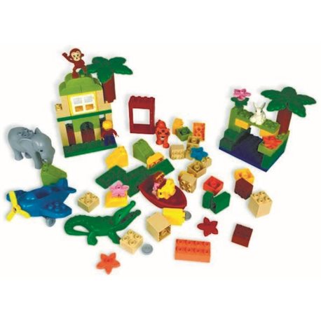 Конструктор Kids Home Toys Зоопарк с фигурками животных (188-192)