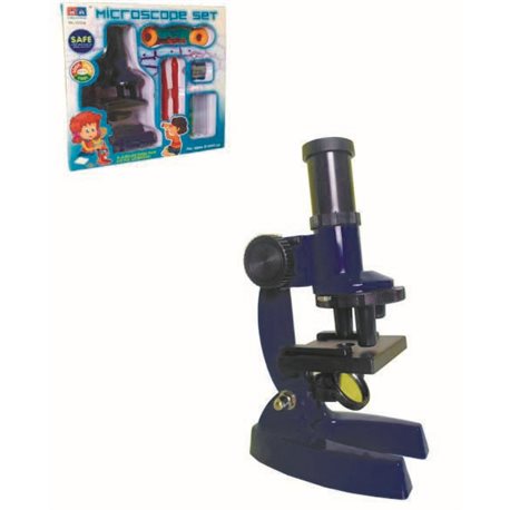Микроскоп игрушечный 3 103 А с аксессуарами (Синий)