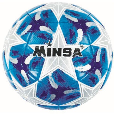Мяч футбольный синий MiC (C40098) (129756)