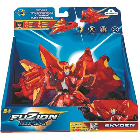 Игровой набор самолетов-трансформеров Fuzion Max Скайден (54001) (6900006615199)