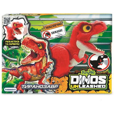 Интерактивная игрушка DINOS UNLEASHED серии "Walking Talking" - тиранозавр 31120