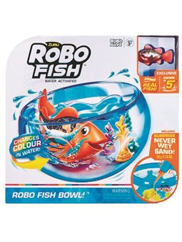 Интерактивный игровой набор ROBO ALIVE - РОБОРЫБКА в аквариуме