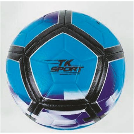 Мяч футбольный TK SPORT C 44422 Голубой