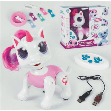 Робот Pony Unicorn на Radio Control Homemade Pet виконує команди (8316 A)