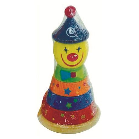 Деревянная пирамидка-неваляшка Клоун Kronos Toys 0493 Разноцветный (tsi_31027)