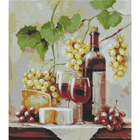 Картина за номерами "Виноградна насолода" Ідейка (КНО5625)