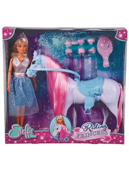 Кукла Штеффи Принцесса с конем