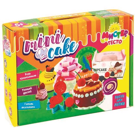 Набір для креативної творчості Strateg Містер тісто Mini Cake 23 елемента (71204)