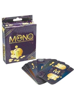 Карткова економічна гра Strateg Mono російською (30756)