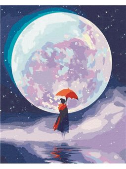 Картина за номерами "Місячне сяйво" Ідейка (KHO5043)