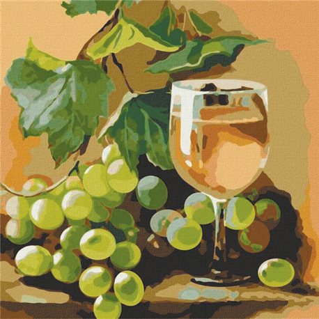 Картина за номерами "Солодкий виноград" Ідейка (KHO5624)