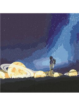 Картина по номерам "Путешествие на луну" Идейка (КНО9549)