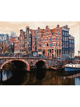 Картина по номерах "Чарівний Амстердам" Ідейка (КНО3615)