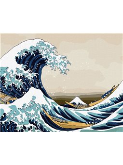 Картина по номерам Идейка "Большая волна в Канагаве" ©Кацусика Хокусай (KHO2756)
