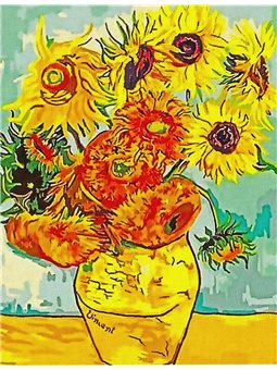 Картина за номерами Ідейка "Соняшники". Ван Гог "(KHO098)