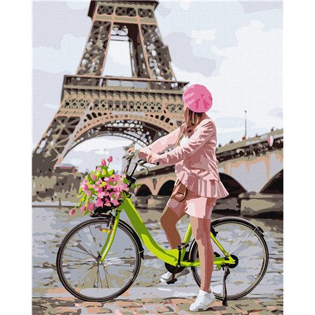 Картина за номерами Ідейка "Прогулянка в Парижі" (KHO4823)