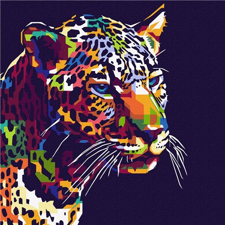 Картина за номерамиІдейка "Jaguar Pop Art" (KHO4293)