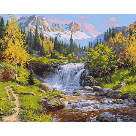 Картина за номерами Ідейка "Mountain Creek" (KHO2846)