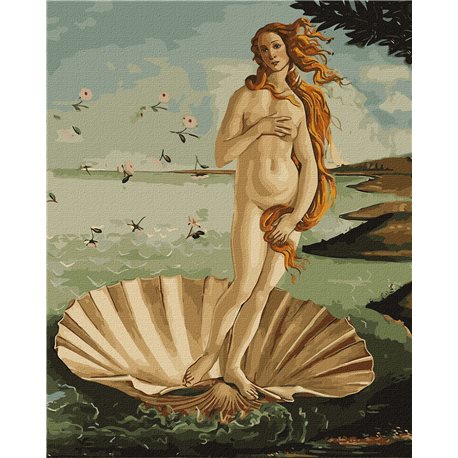 Картина по номерам Идейка "Рождение Венеры" ©Сандро Боттичелли (KHO4824)