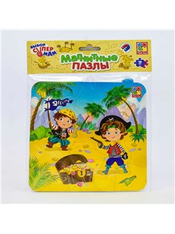 гр Магнитные пазлы Пираты - VT 3204-09 (рус) (60) Vladi Toys