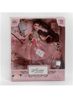 Кукла Лилия ТК - 12429 (36/2) TK Group, Принцесса искусства, аксессуары, в коробке 