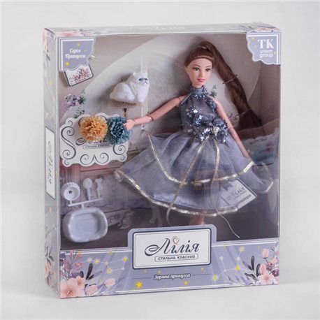 Кукла Лилия ТК - 13236 (48) TK Group, Звездная принцесса, питомец, аксессуары, в коробке