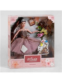 Кукла Лилия ТК - 13325 (48/2) TK Group, Лесная принцесса, аксессуары, в коробке